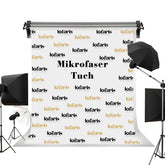 Brauch Mikrofaser Tuch Party Hintergrund mit Personalisiert Text Farbe